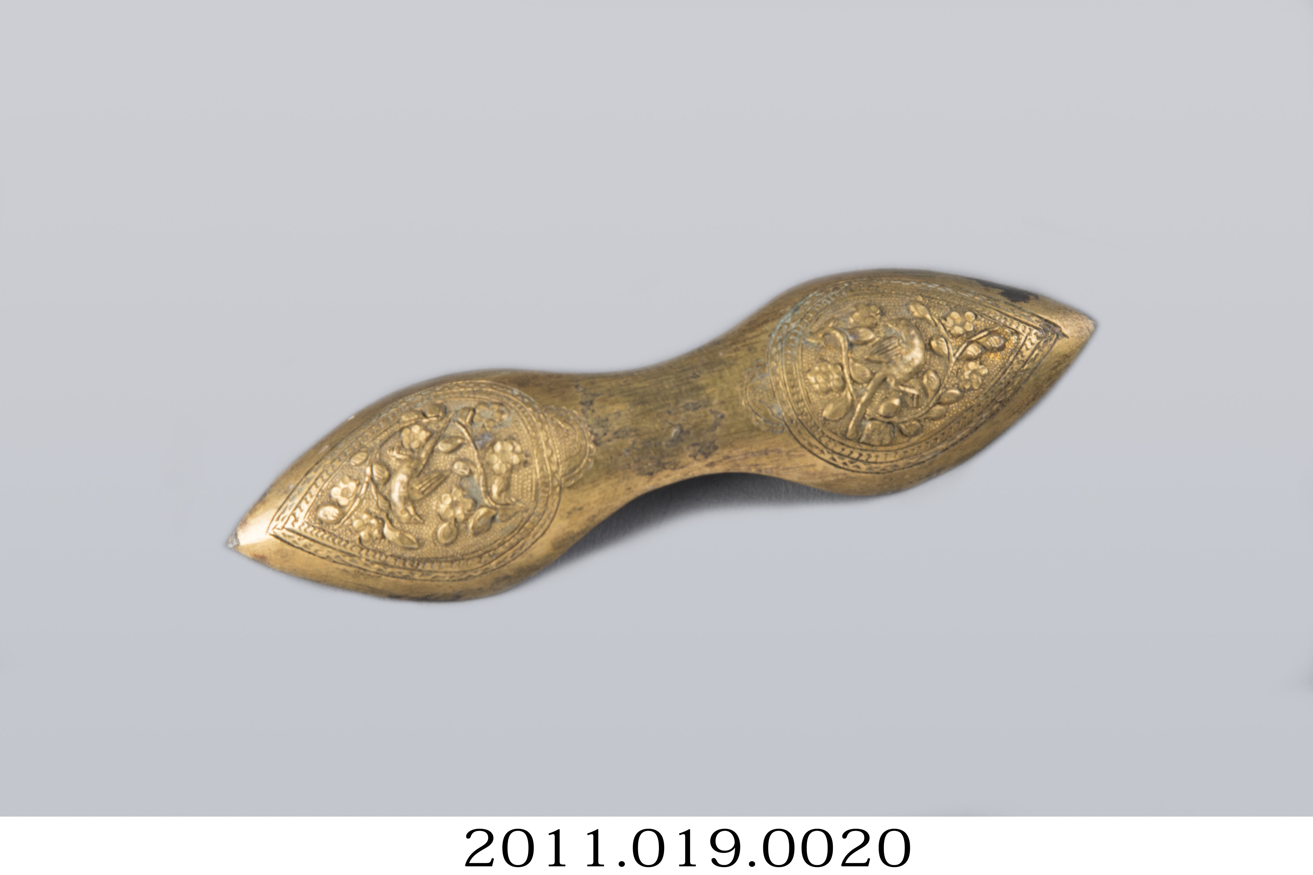 喜鵲登梅葉形銀簪 (共7張)