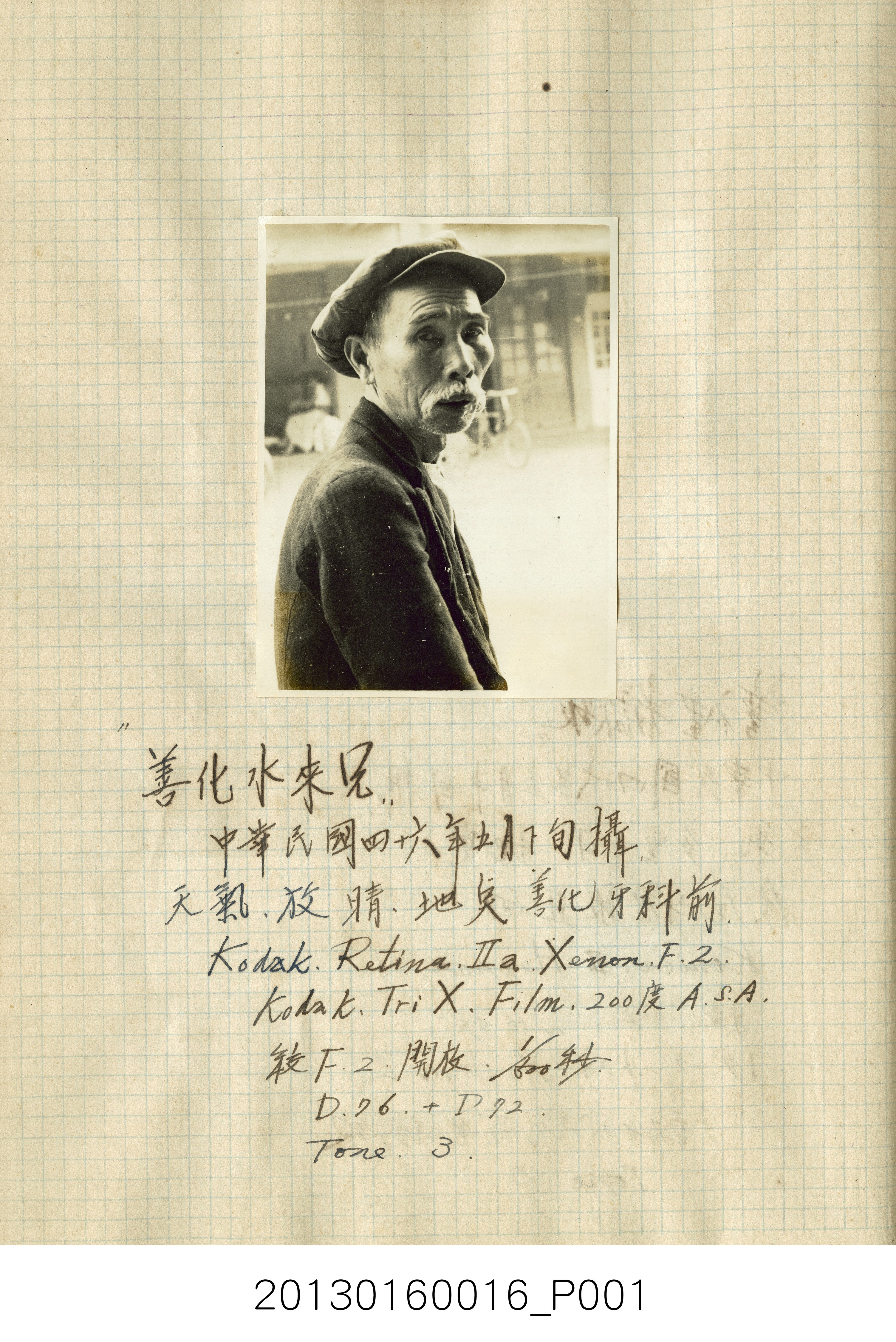 陳崧波攝影作品相簿-13(高級洋裁帳)，1957年4-7月 (共21張)