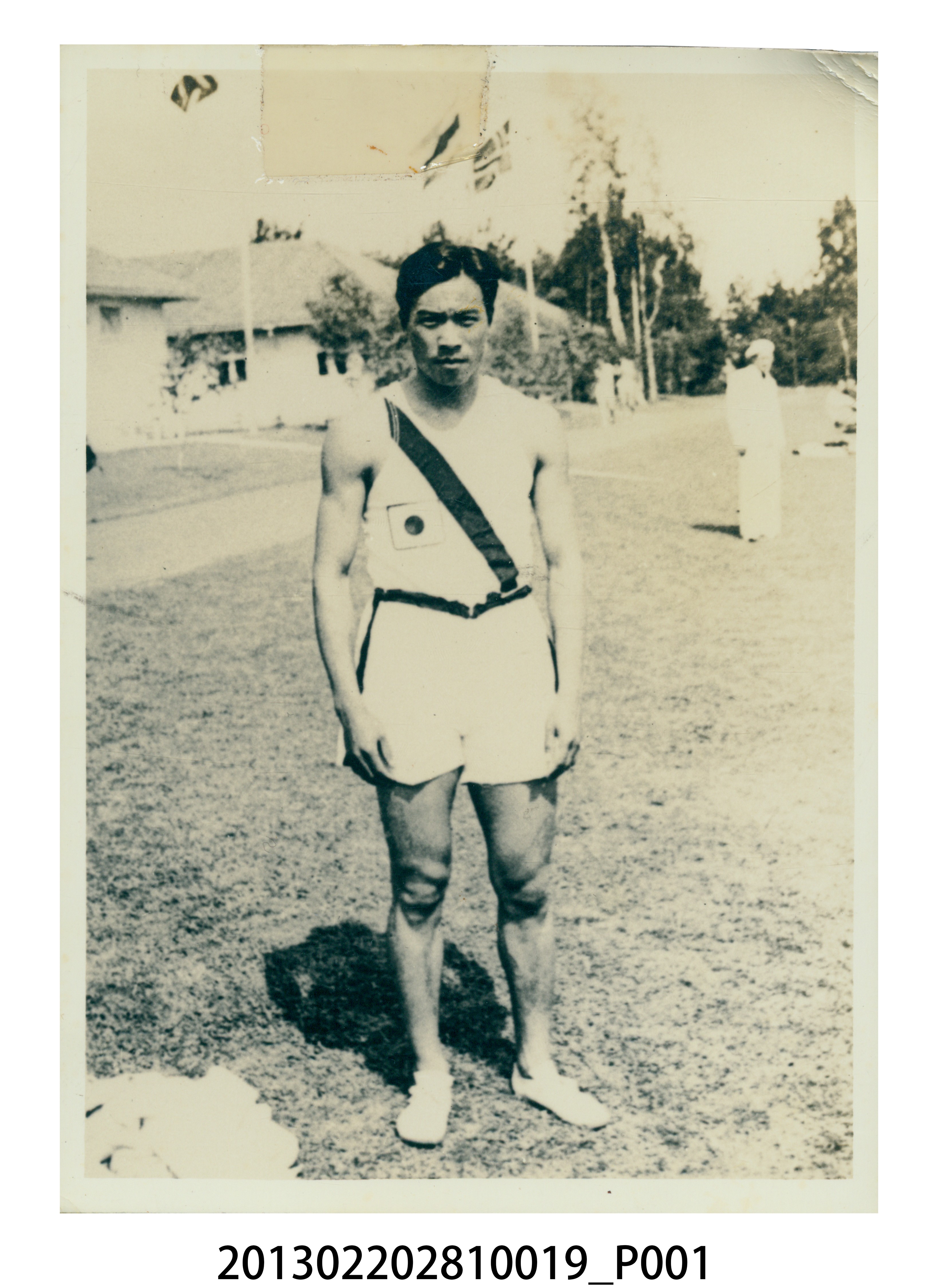 1936年第十一屆德國柏林奧運會練習場張星賢獨照 (共6張)