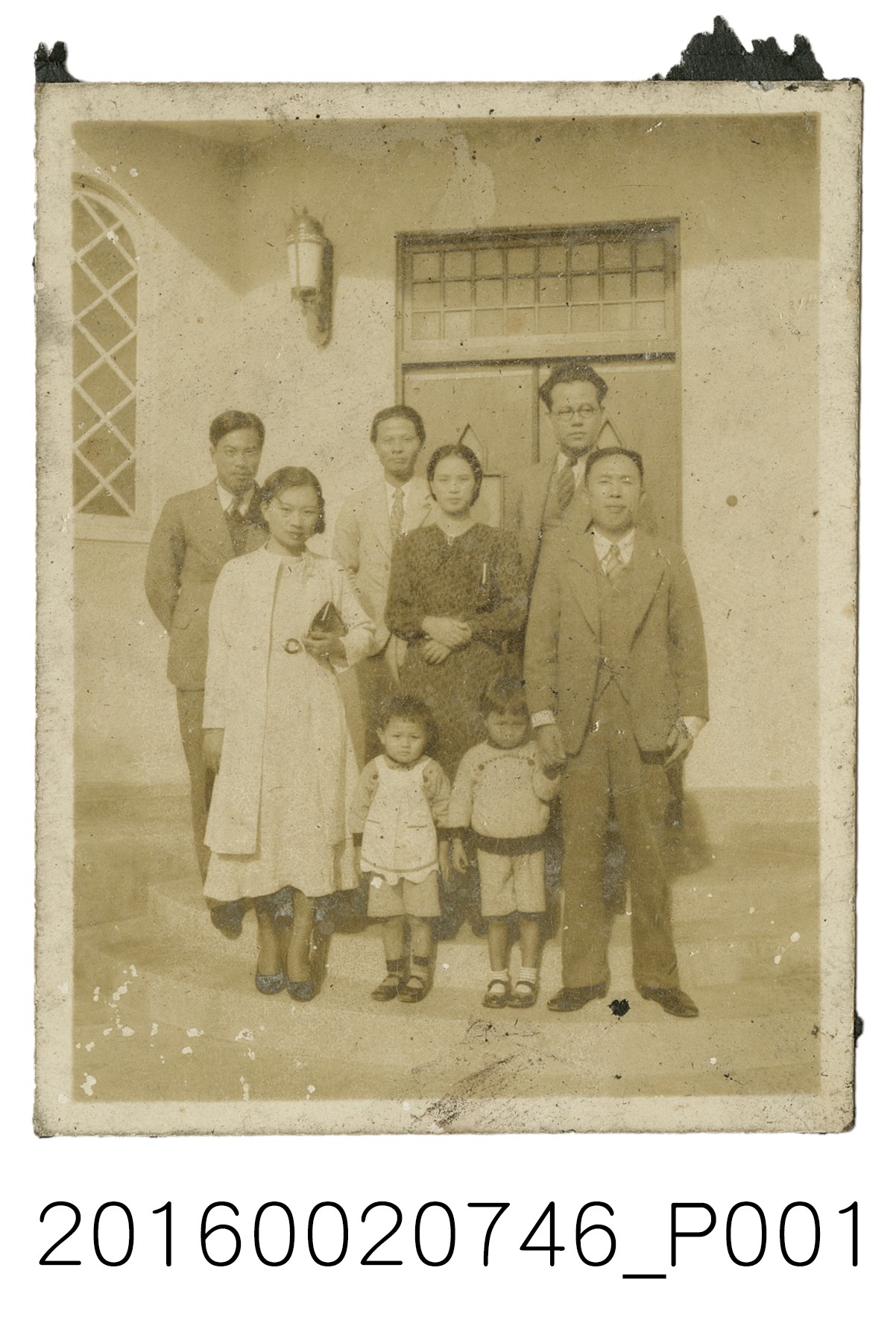 張星賢夫婦與堂兄張星建等人於台中合照 (共3張)