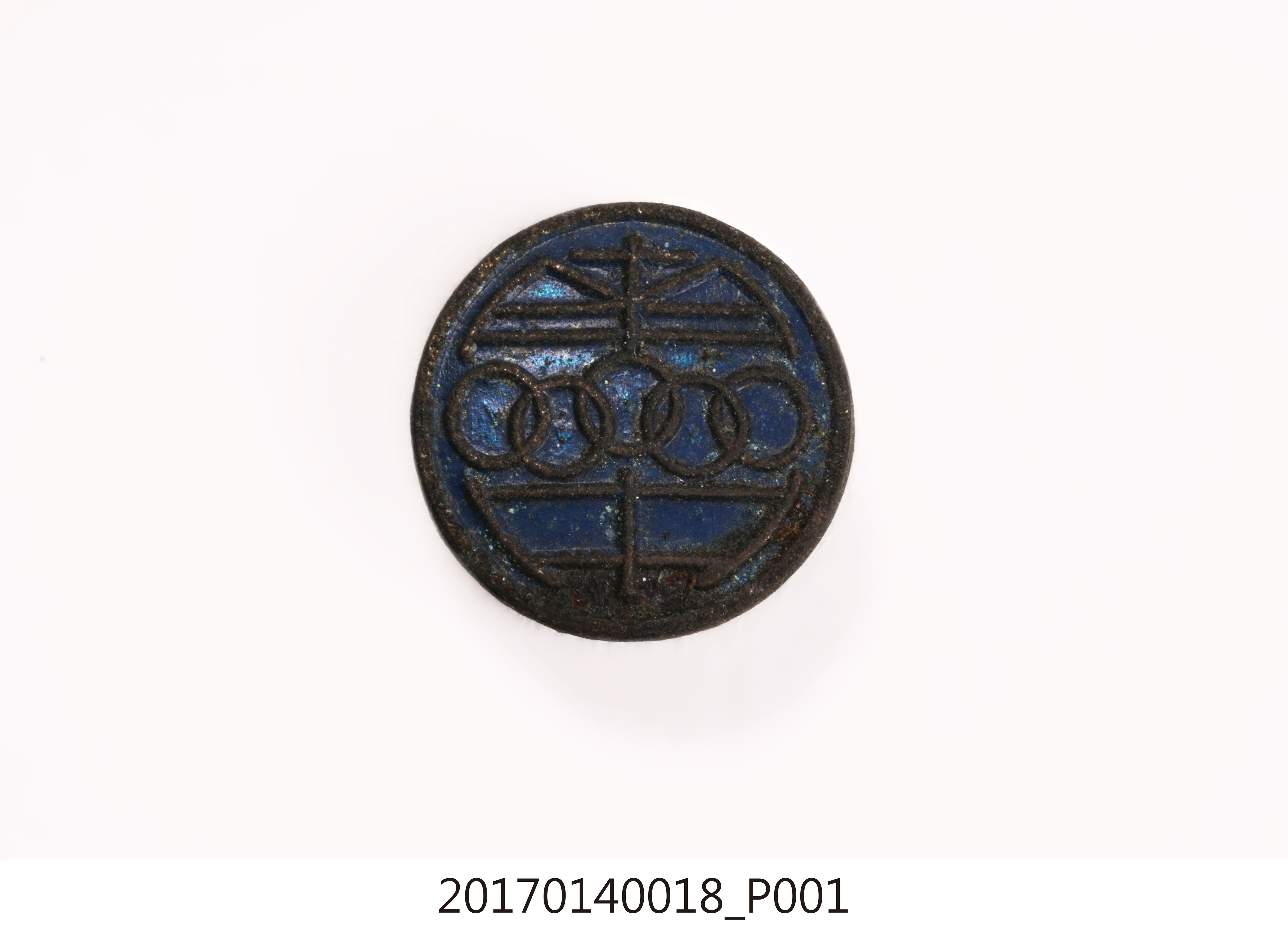 藍色五環紋圓形紀念章 (共7張)