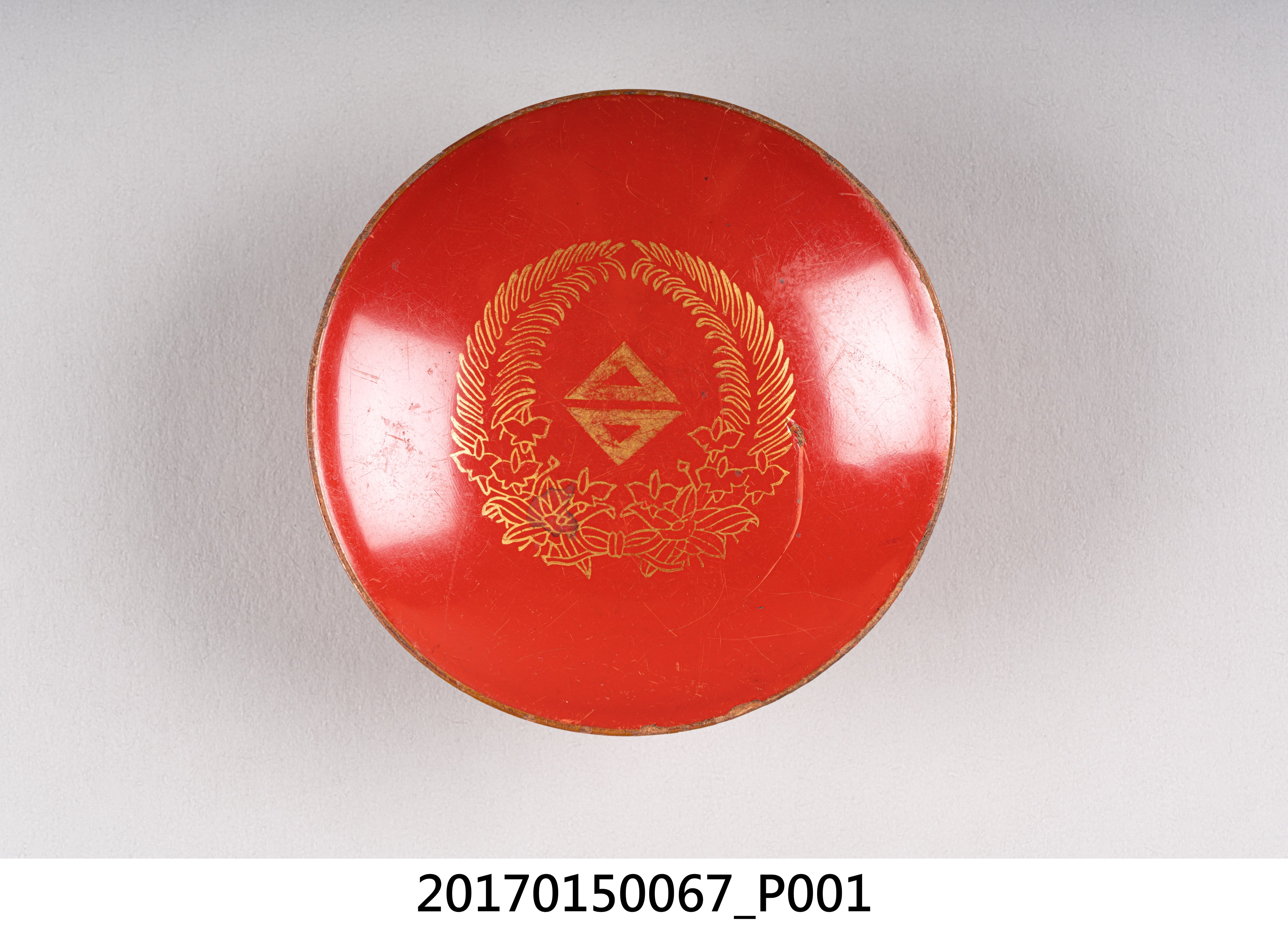1935年臺灣總督府始政40周年紀念漆杯 (共9張)
