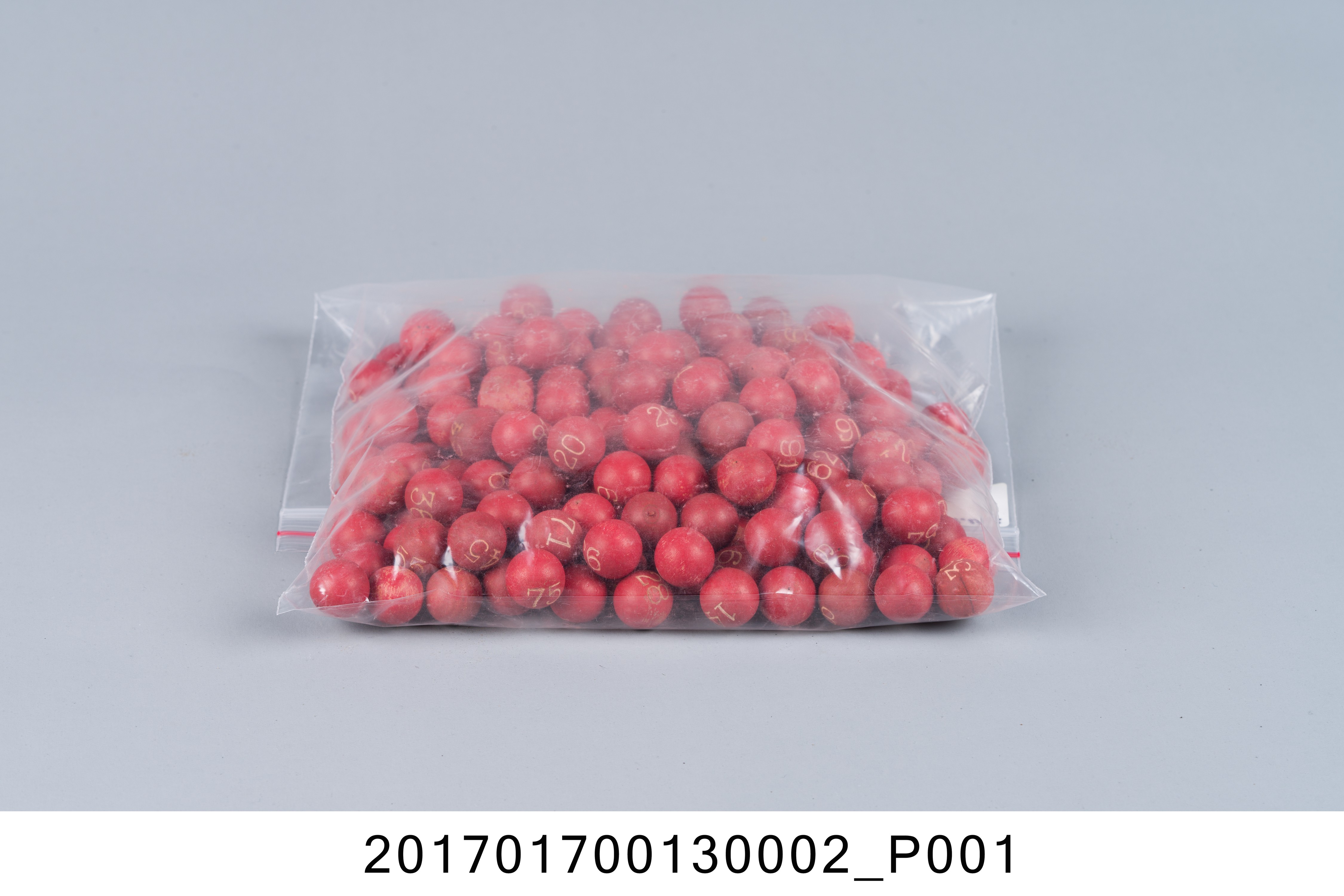 新井式廻轉抽籤器數字球 (共4張)