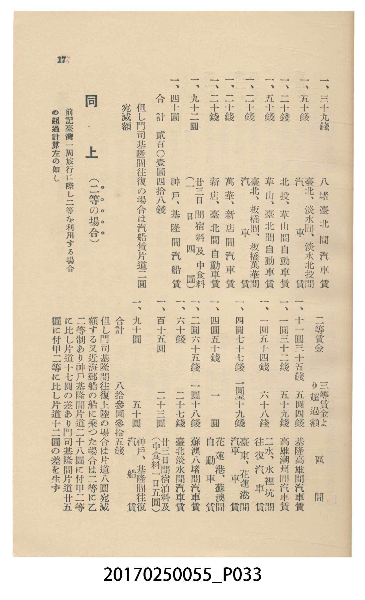 東亞旅行案內社發行《臺灣旅行刊》 (共121張)