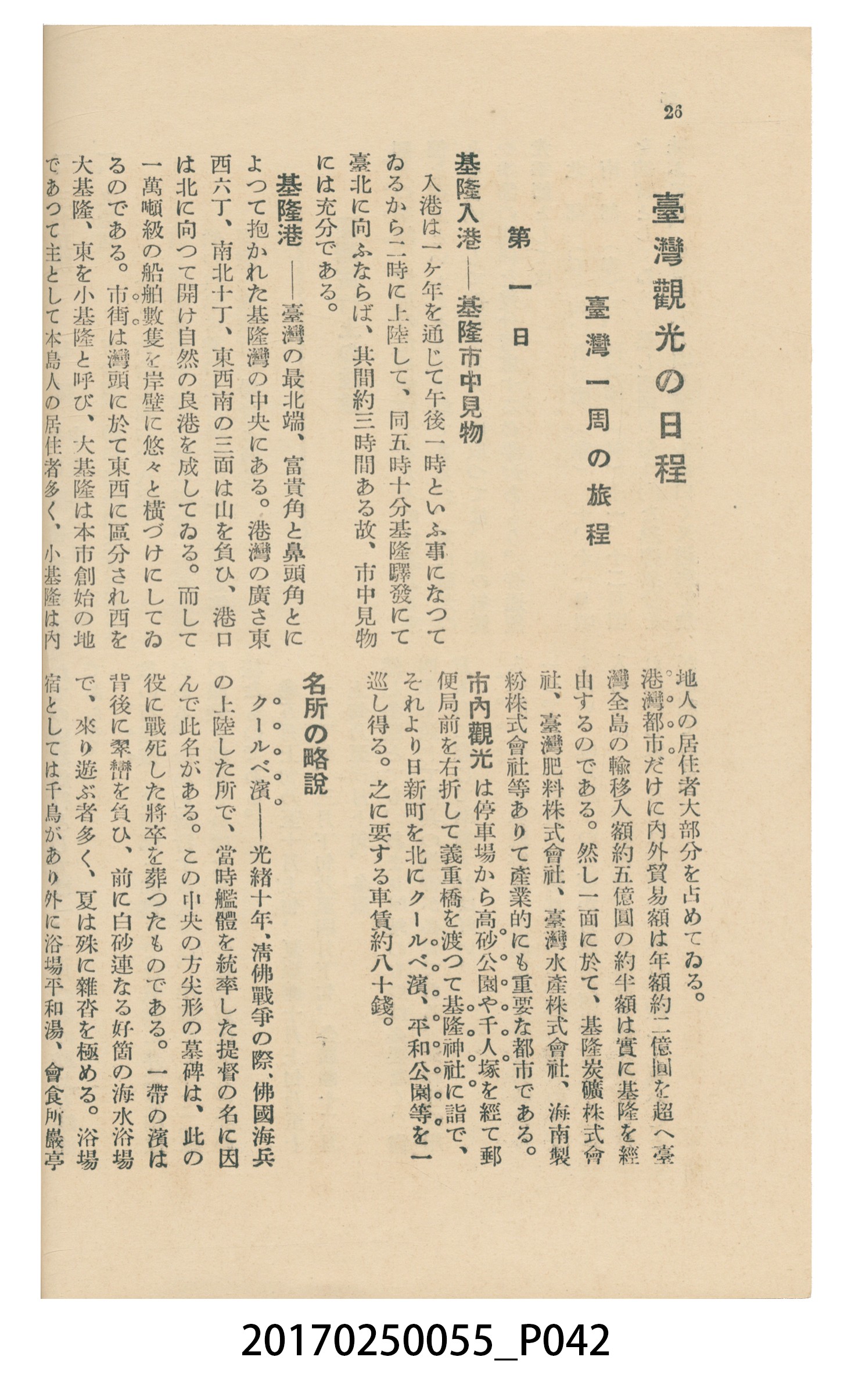 東亞旅行案內社發行《臺灣旅行刊》 (共121張)