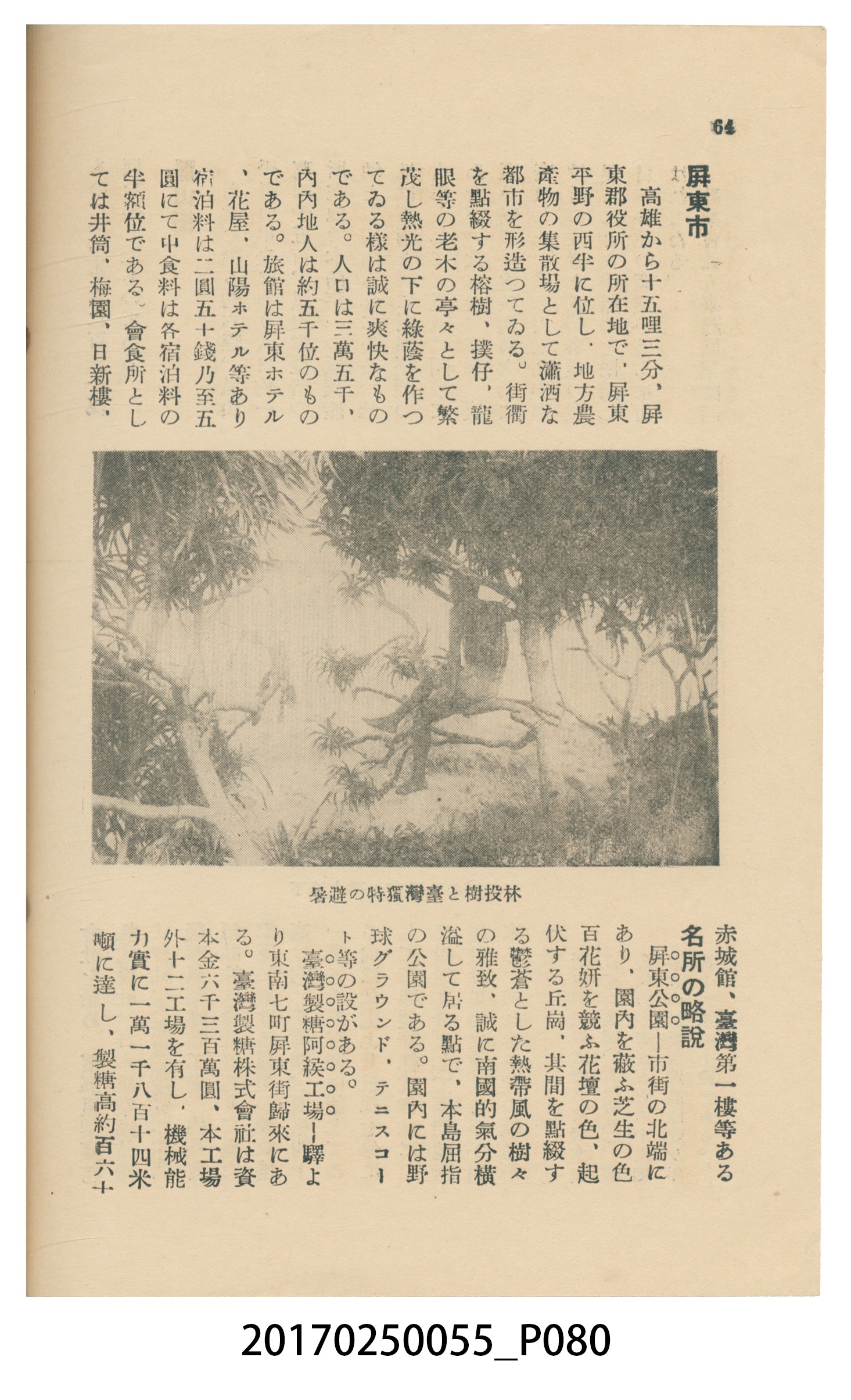 東亞旅行案內社發行《臺灣旅行刊》 (共121張)