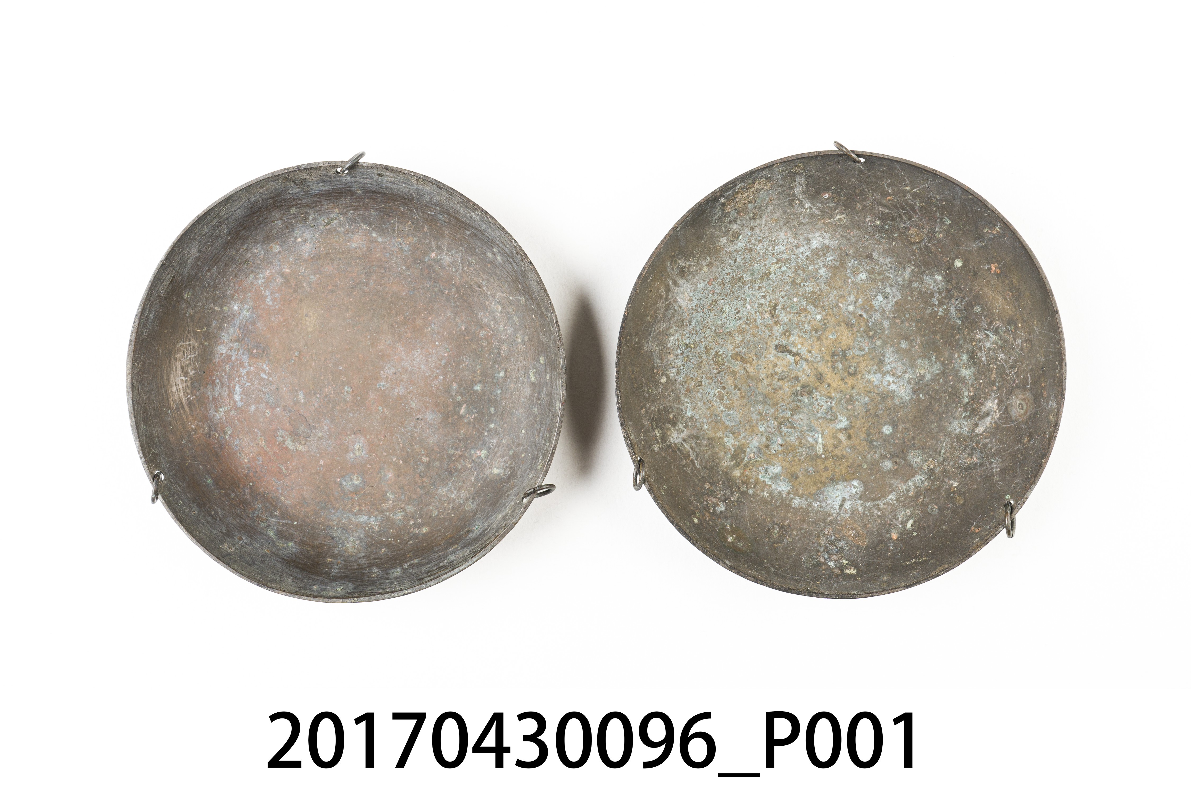 天平秤用銅製秤盤組 (共5張)