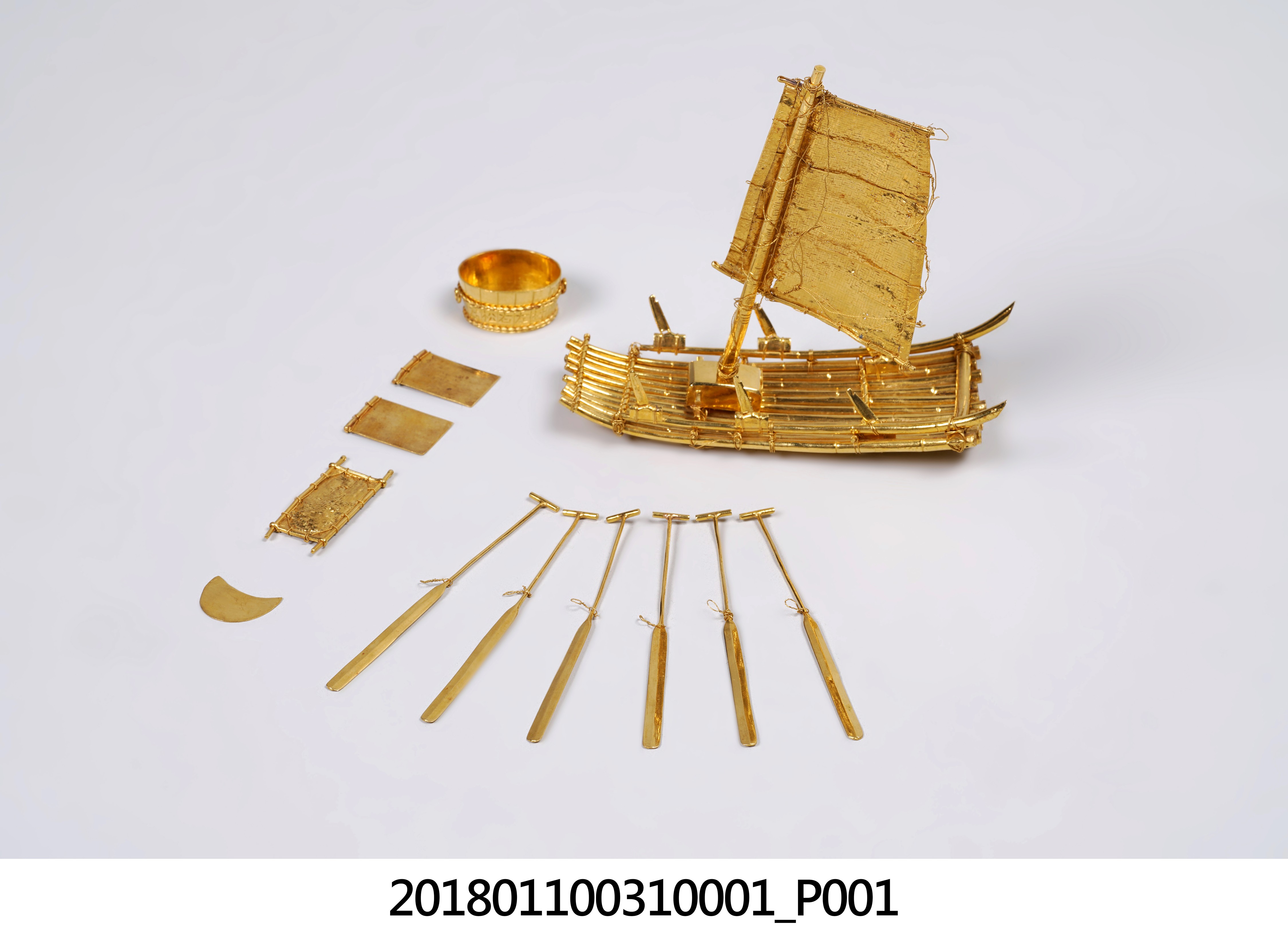 鼎琢成製金製竹筏 (共15張)