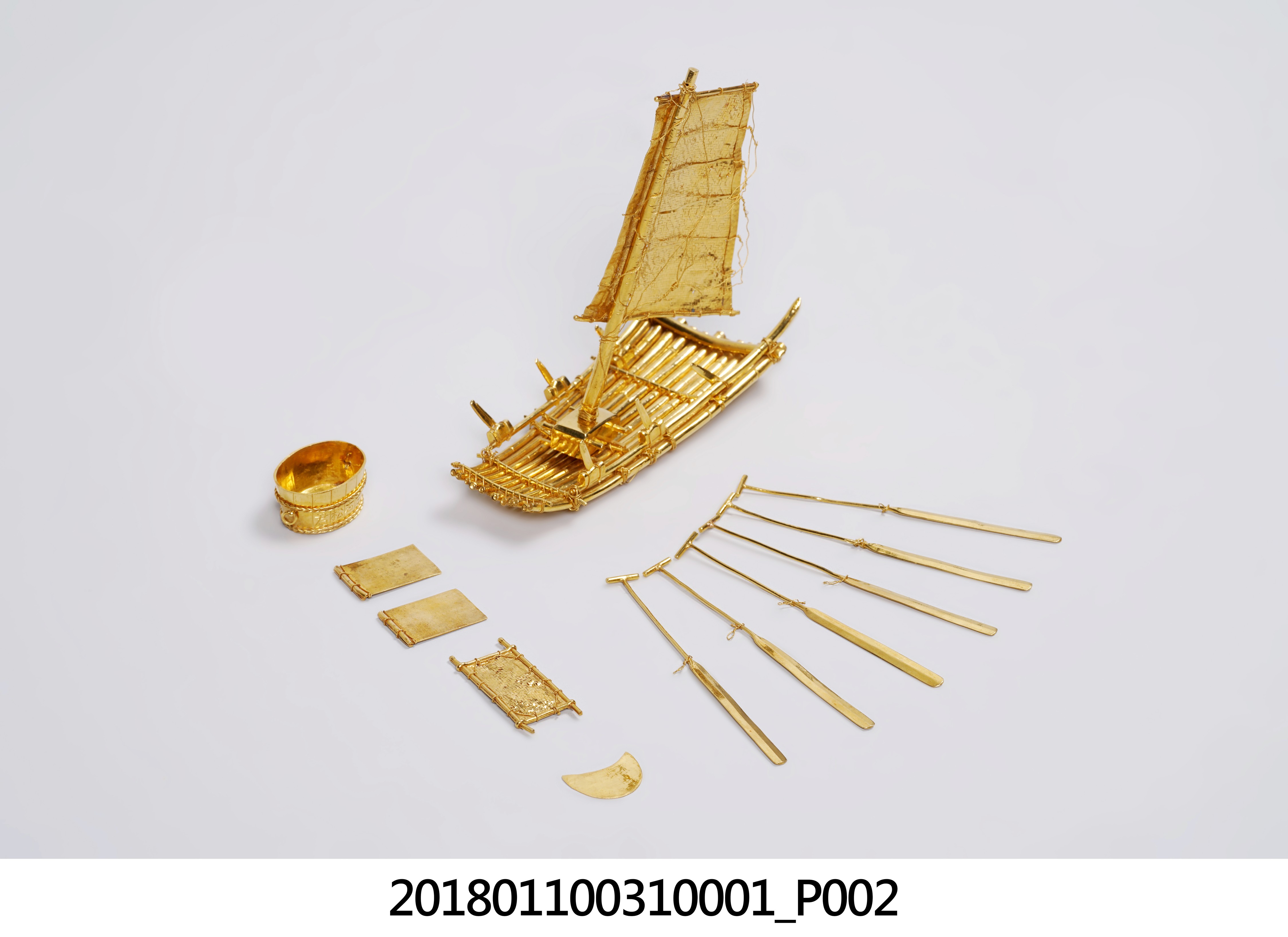 鼎琢成製金製竹筏 (共15張)