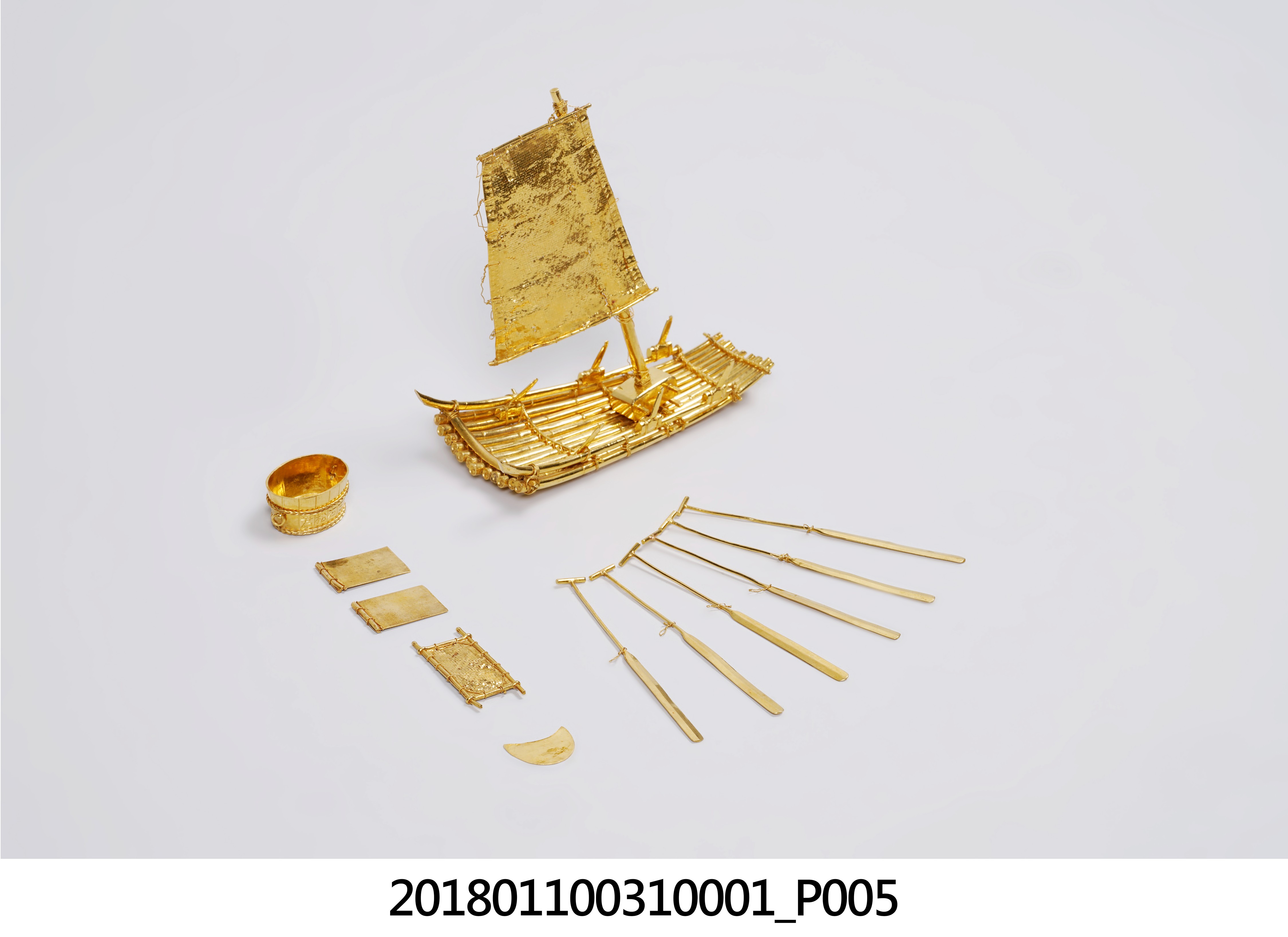 鼎琢成製金製竹筏 (共15張)