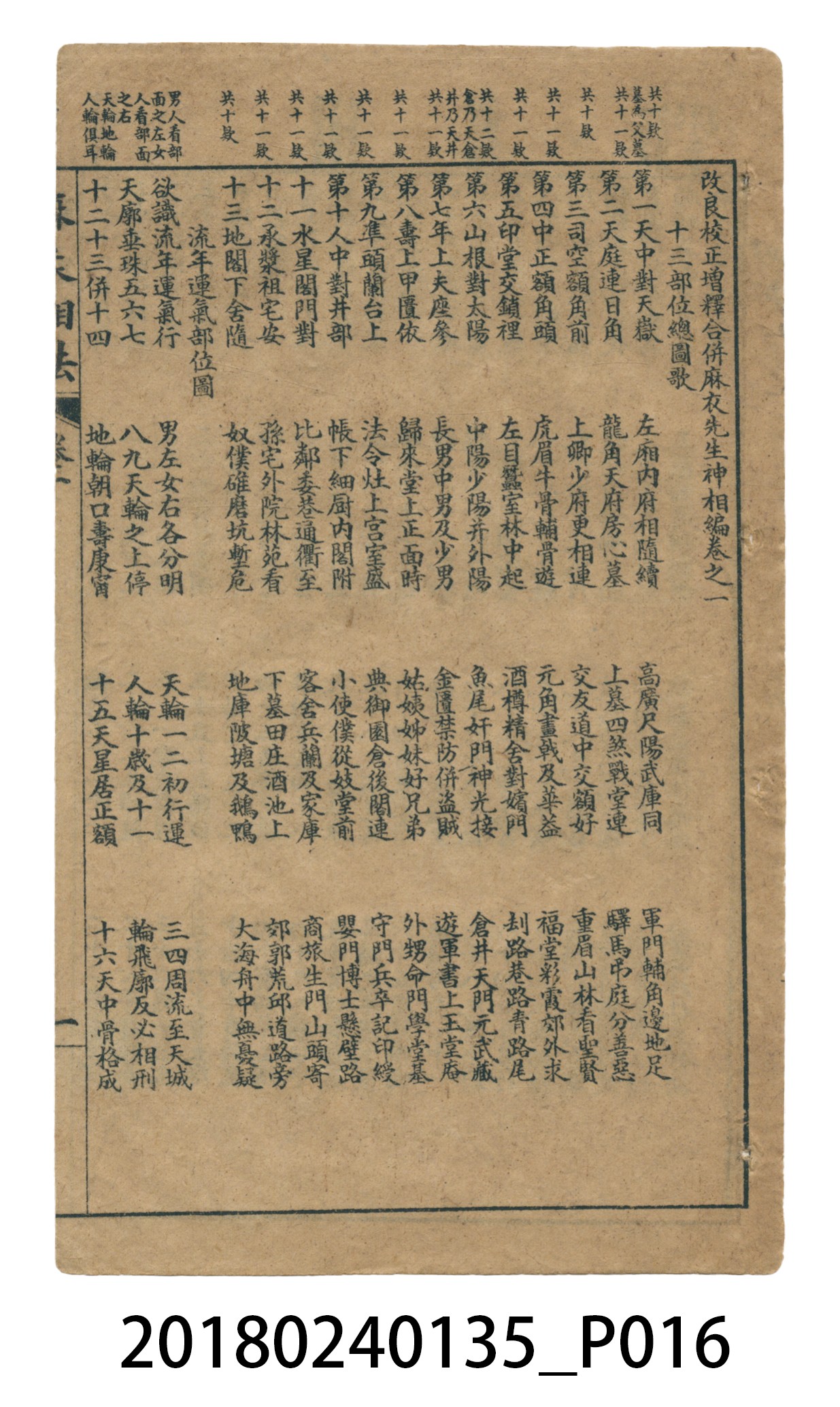 麻衣神像金編卷一 (共51張)