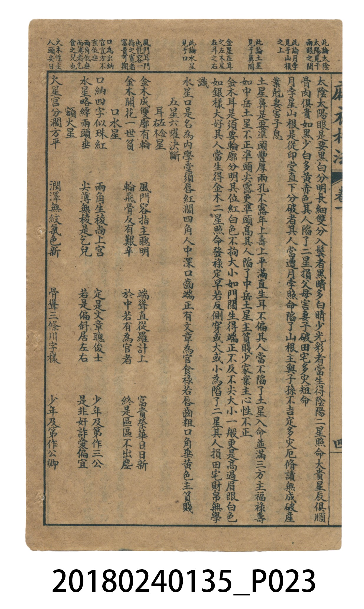 麻衣神像金編卷一 (共51張)