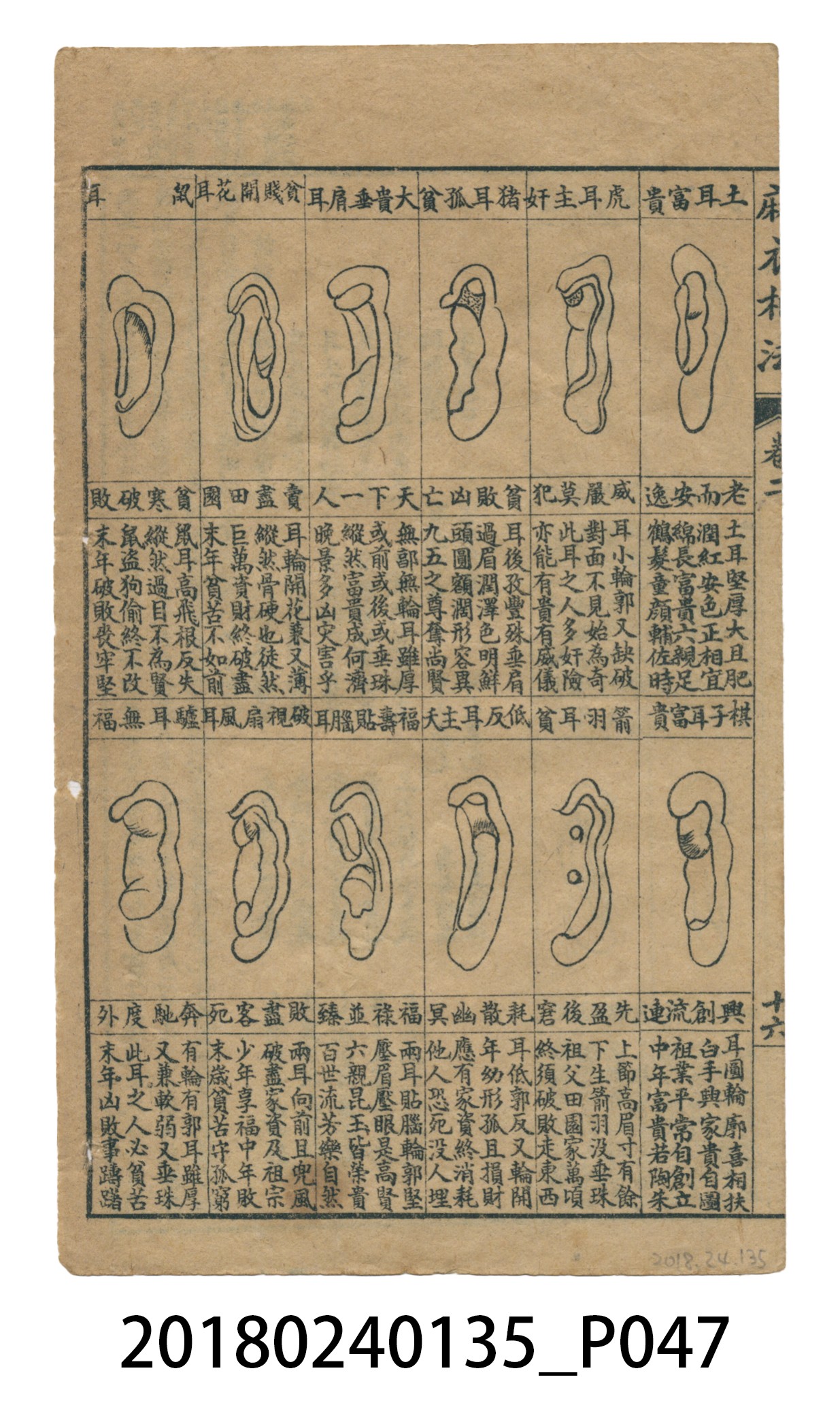 麻衣神像金編卷一 (共51張)