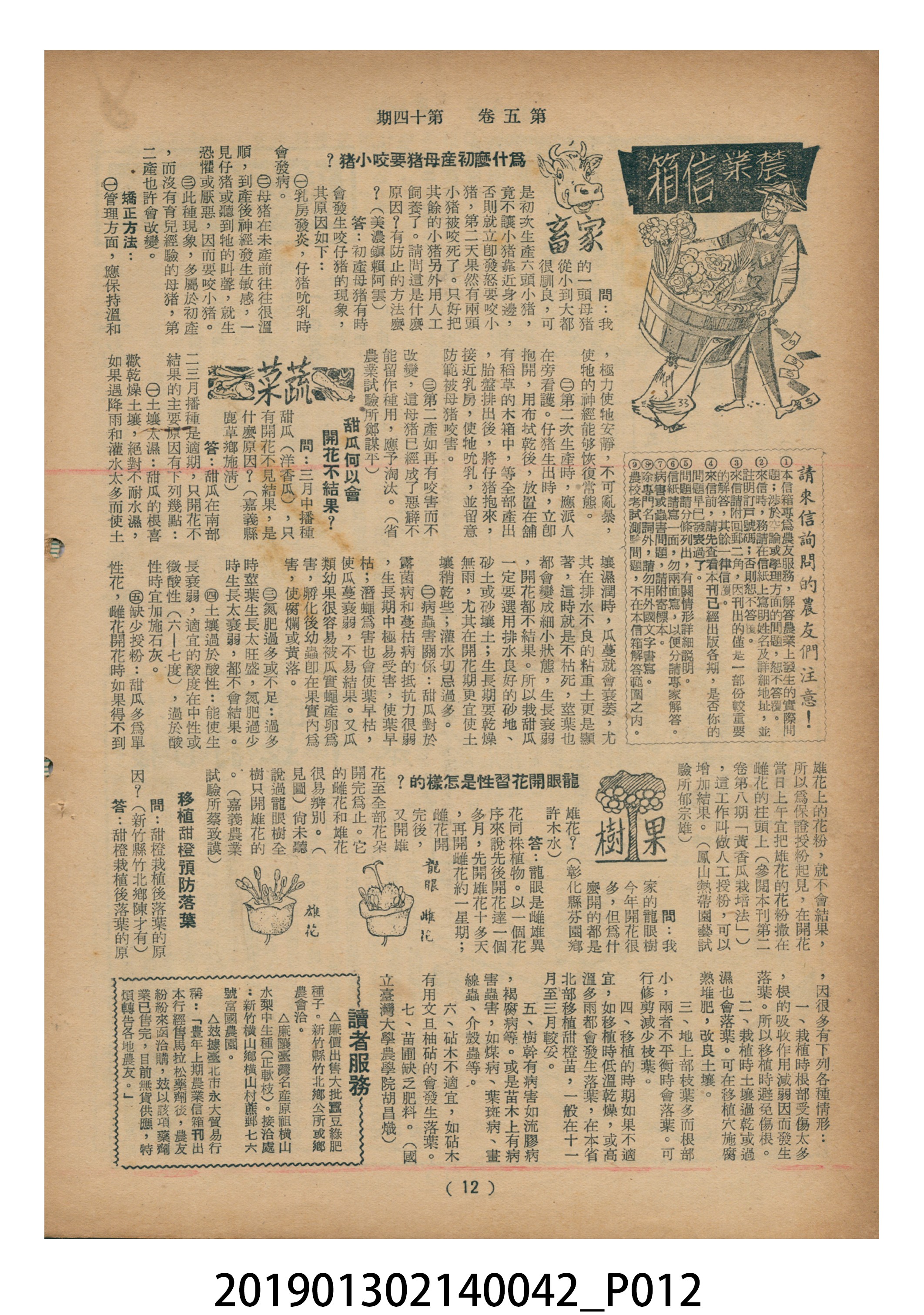 1955年7月16日《豐年》第5卷第14期 (共37張)