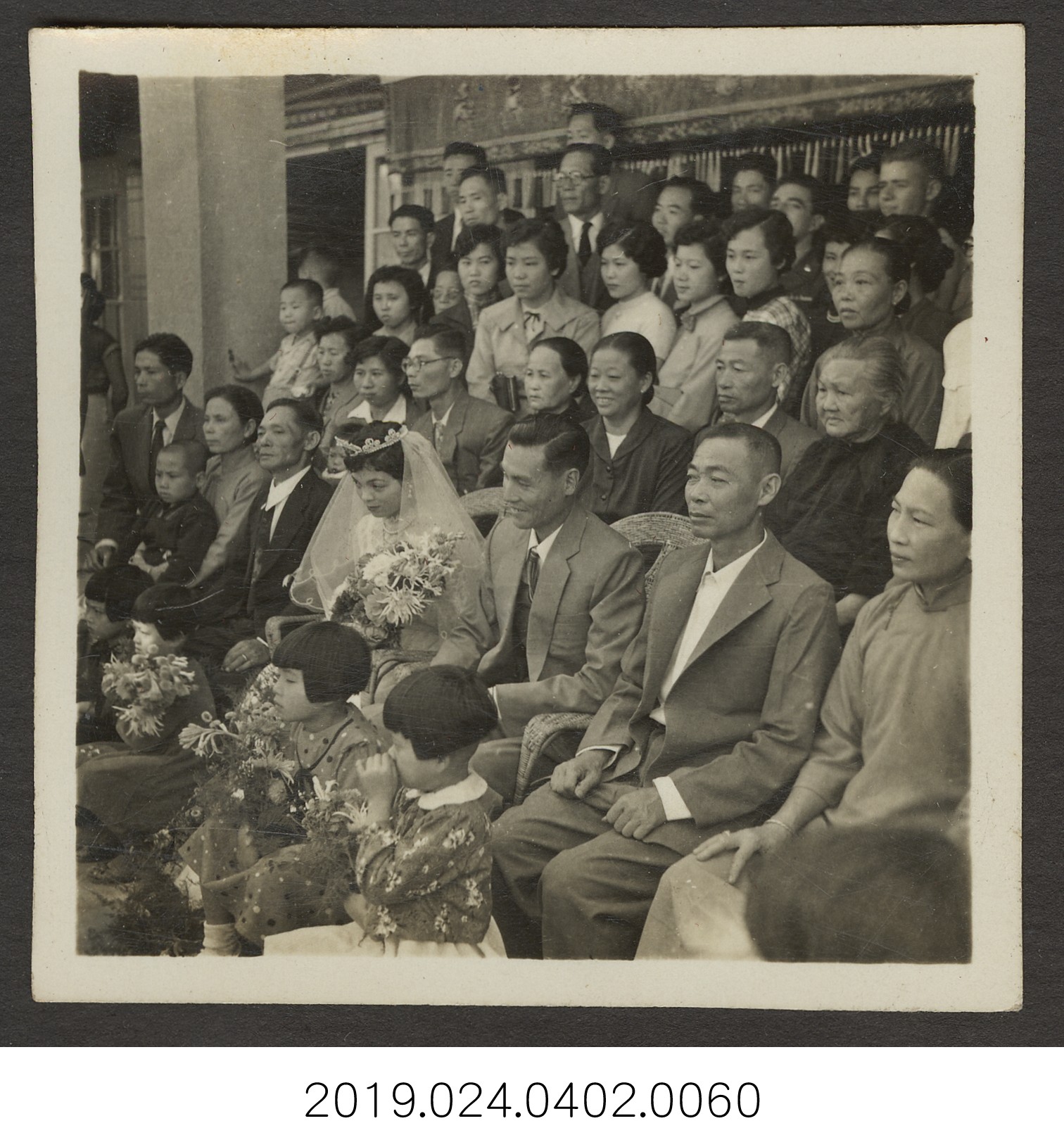 柯旗化與蔡阿李婚禮正準備大合照 (共3張)