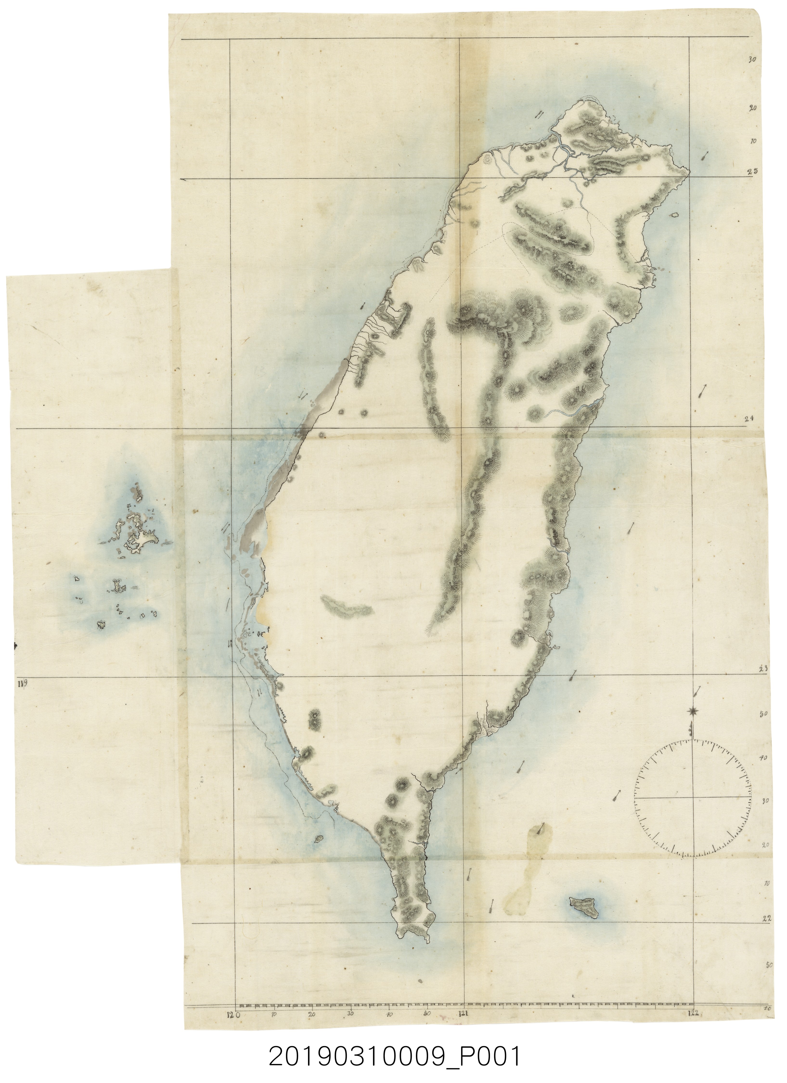 〈臺灣全島〉地圖 (共3張)