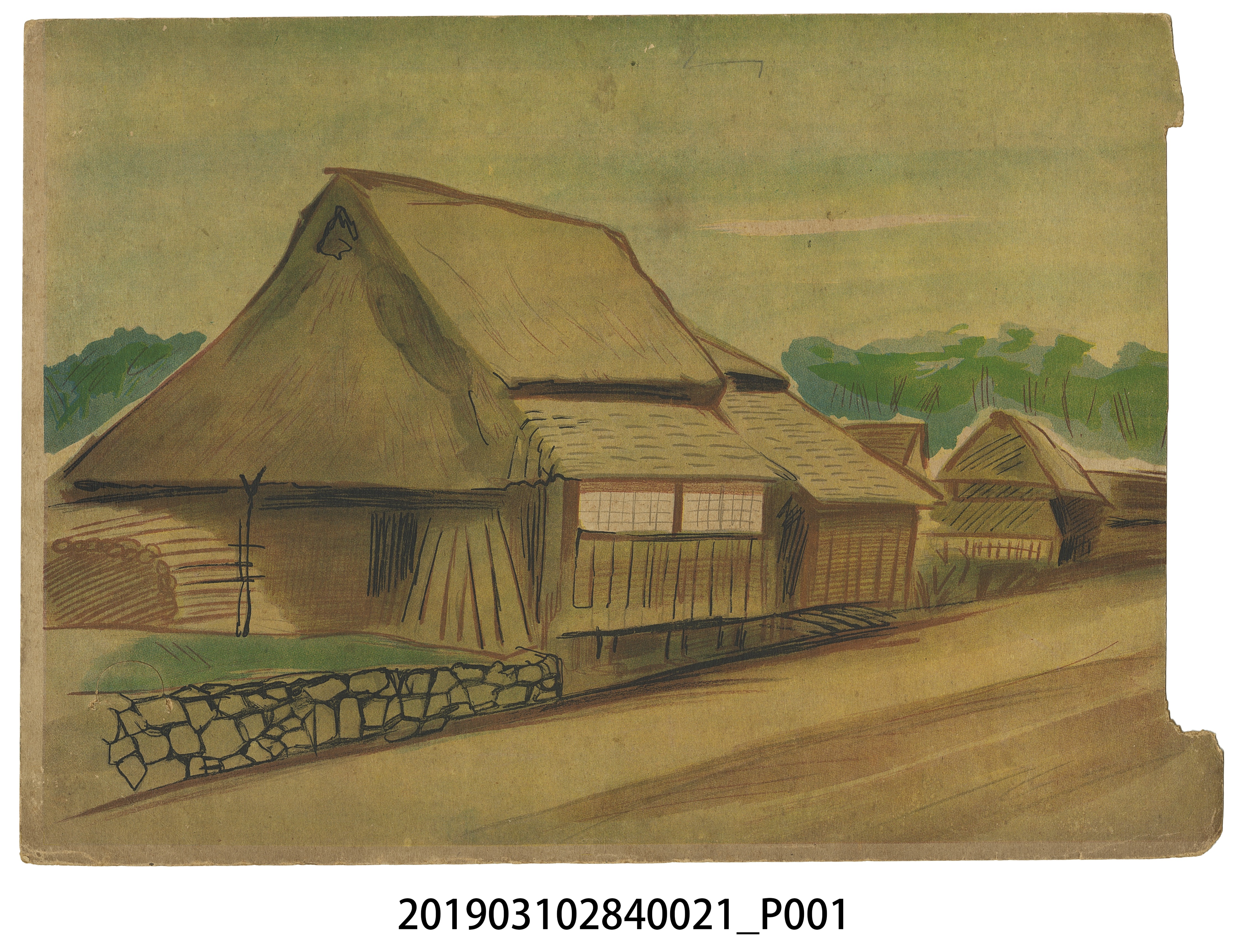 日本教育畫劇株式會社《軍神之母》紙芝居21 (共4張)