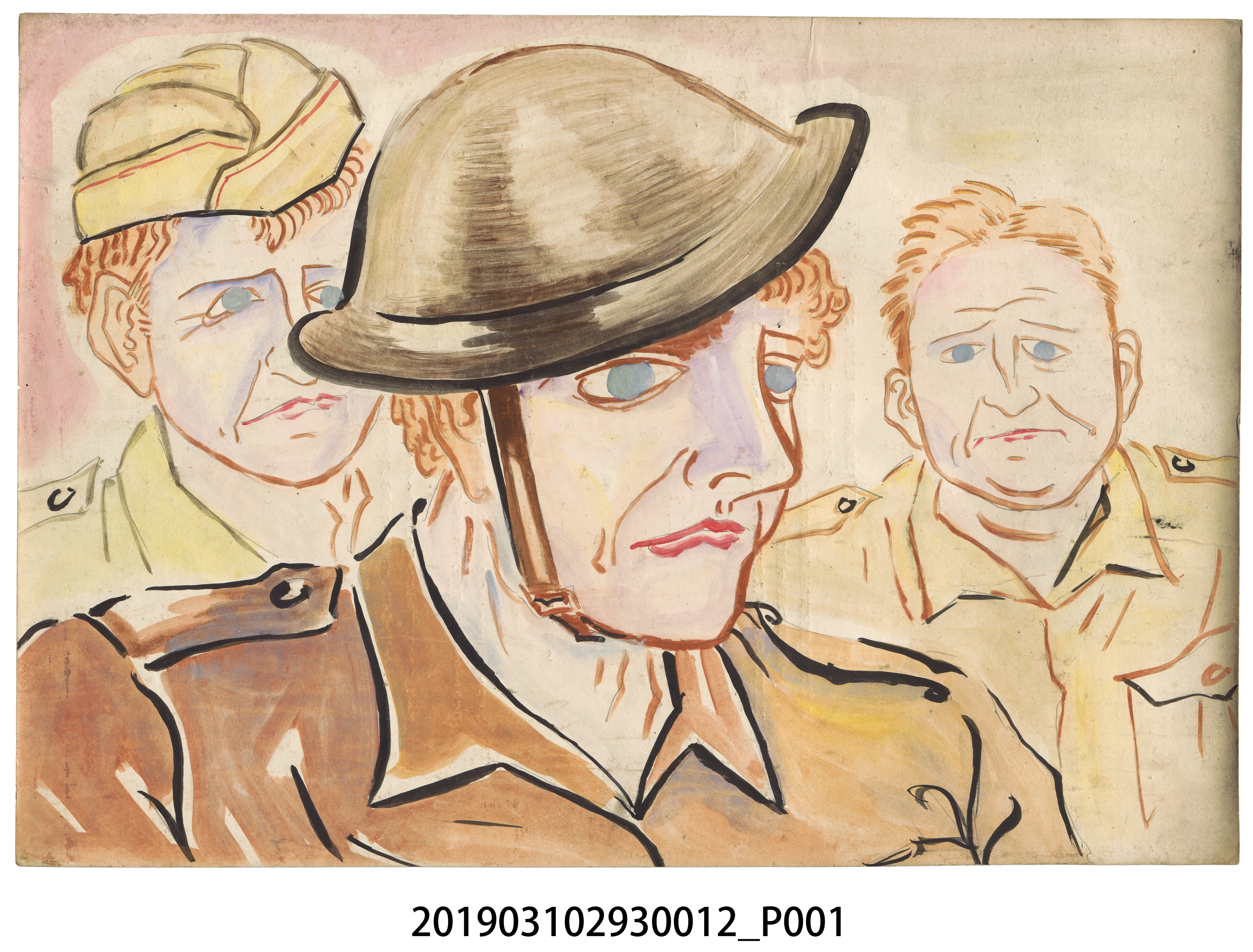 臺灣軍報道部製徵兵紙芝居《お母さん萬歲》12 (共2張)