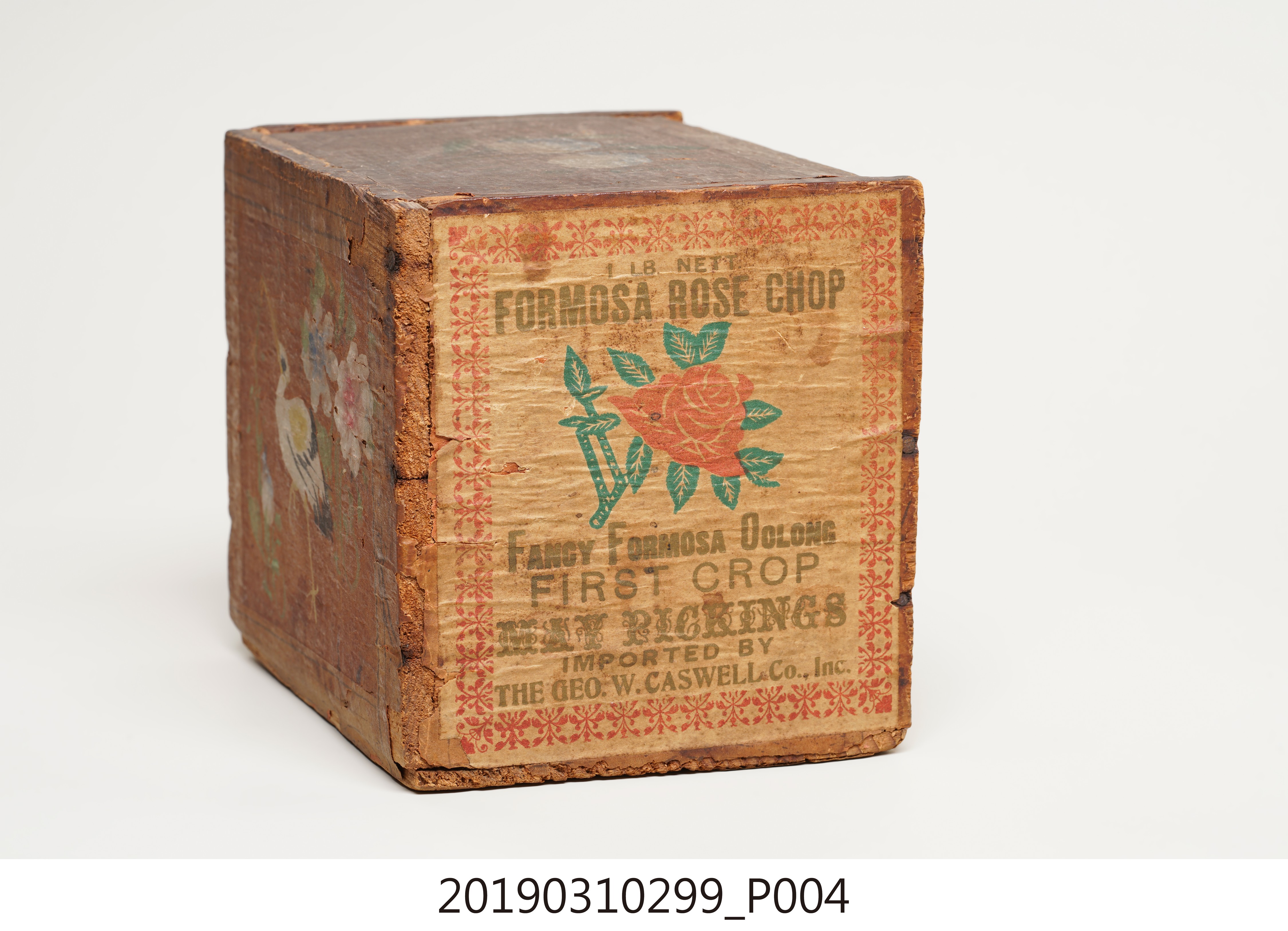 玫瑰圖案臺灣烏龍茶箱 (共4張)
