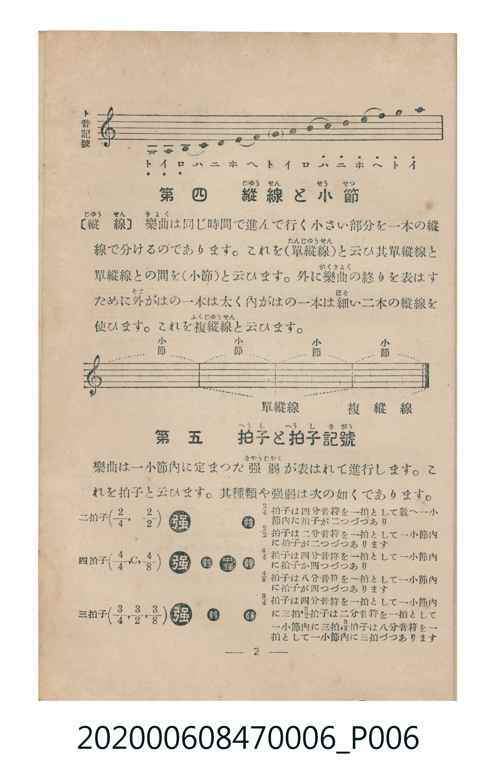 日本教育唱歌研究會編《新定兒童唱歌》尋常科第六學年 (共95張)