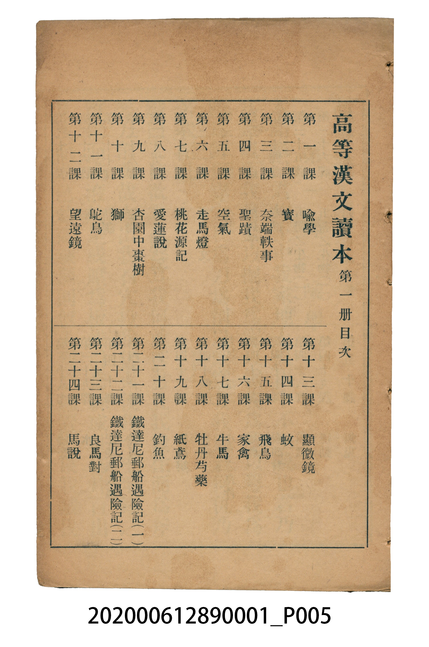 許深溪著《中學程度高等漢文讀本第一冊》 (共78張)