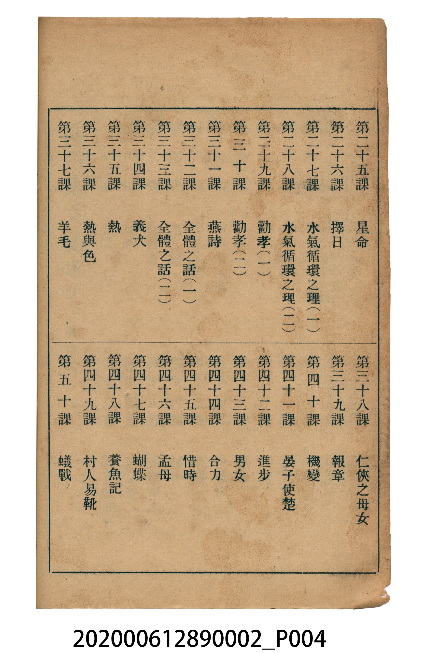 許金波著《中學程度高等漢文讀本第二冊》 (共74張)