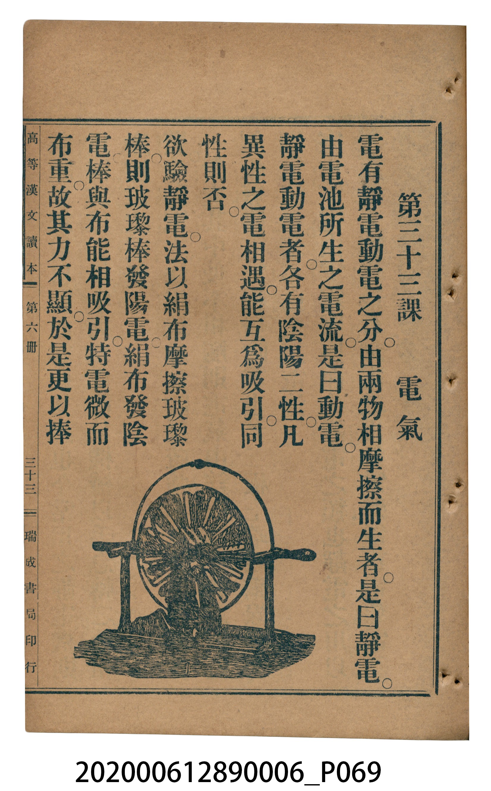 許深溪著《中學程度高等漢文讀本第六冊》 (共102張)