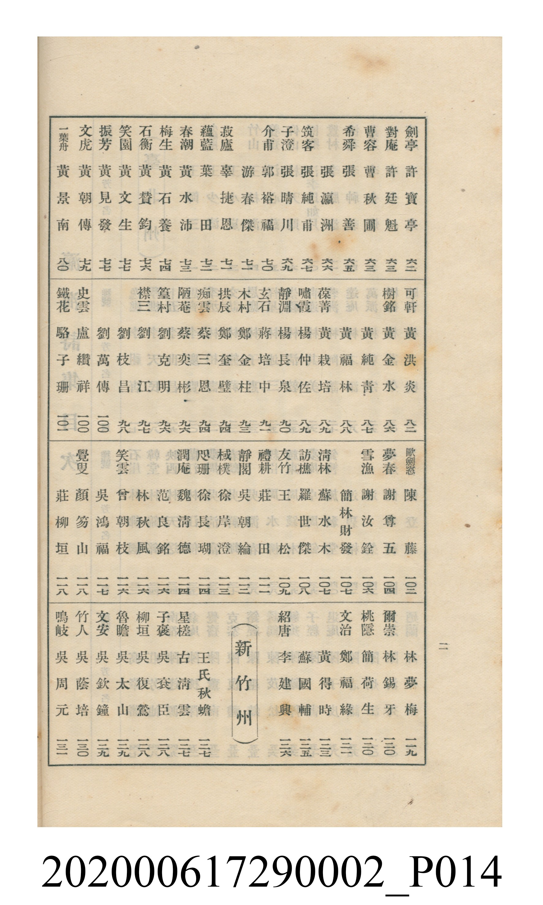 黃洪炎編《瀛海詩集》 (共507張)