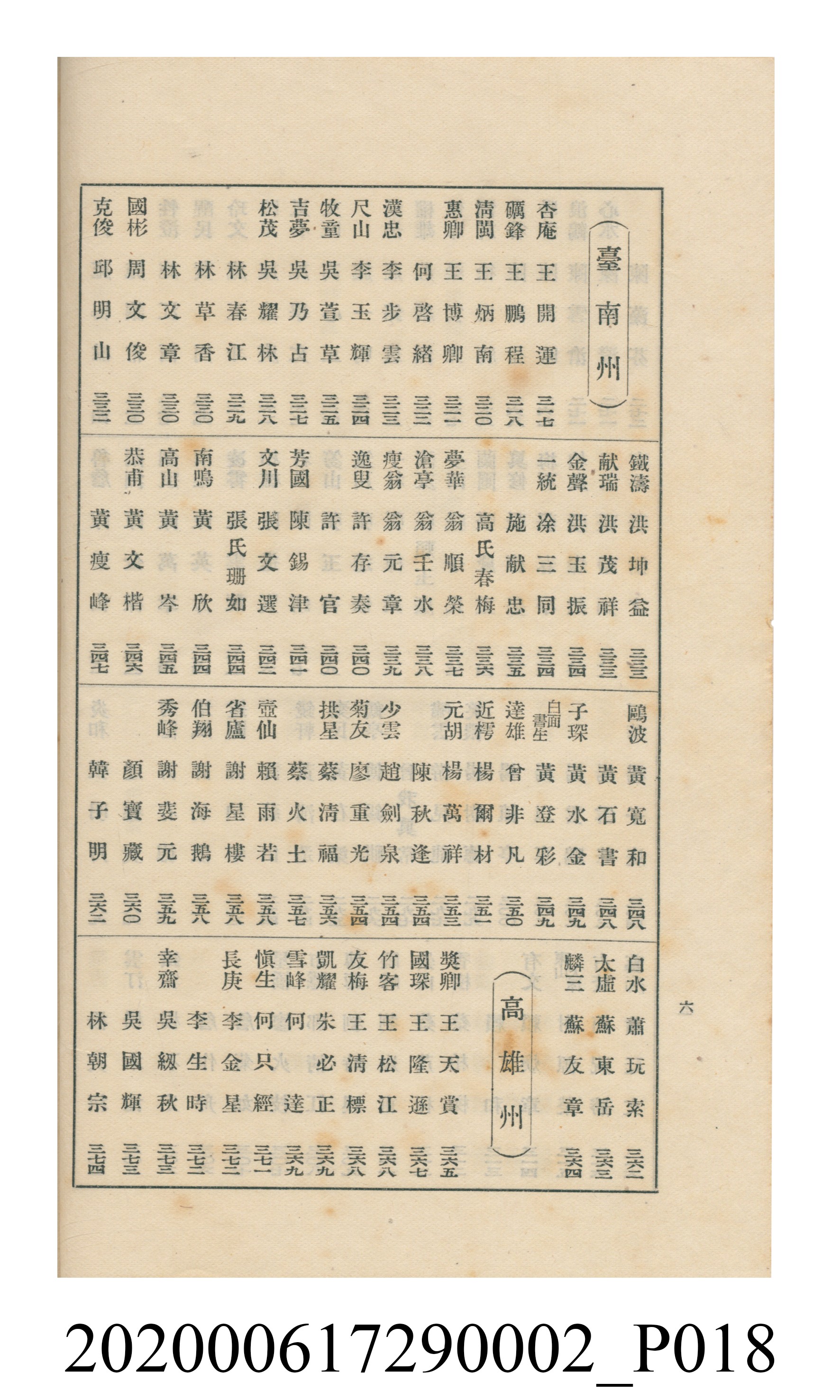 黃洪炎編《瀛海詩集》 (共507張)
