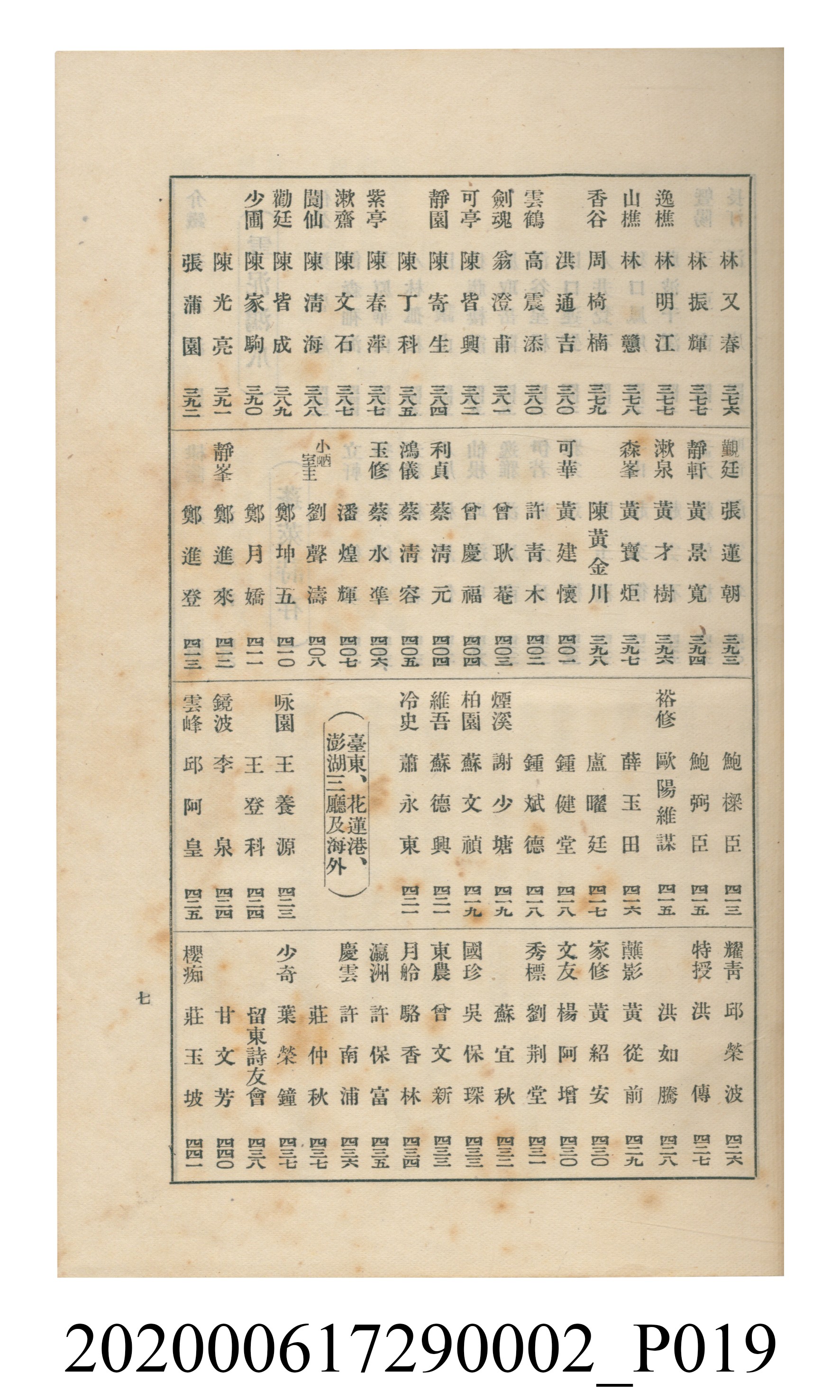 黃洪炎編《瀛海詩集》 (共507張)