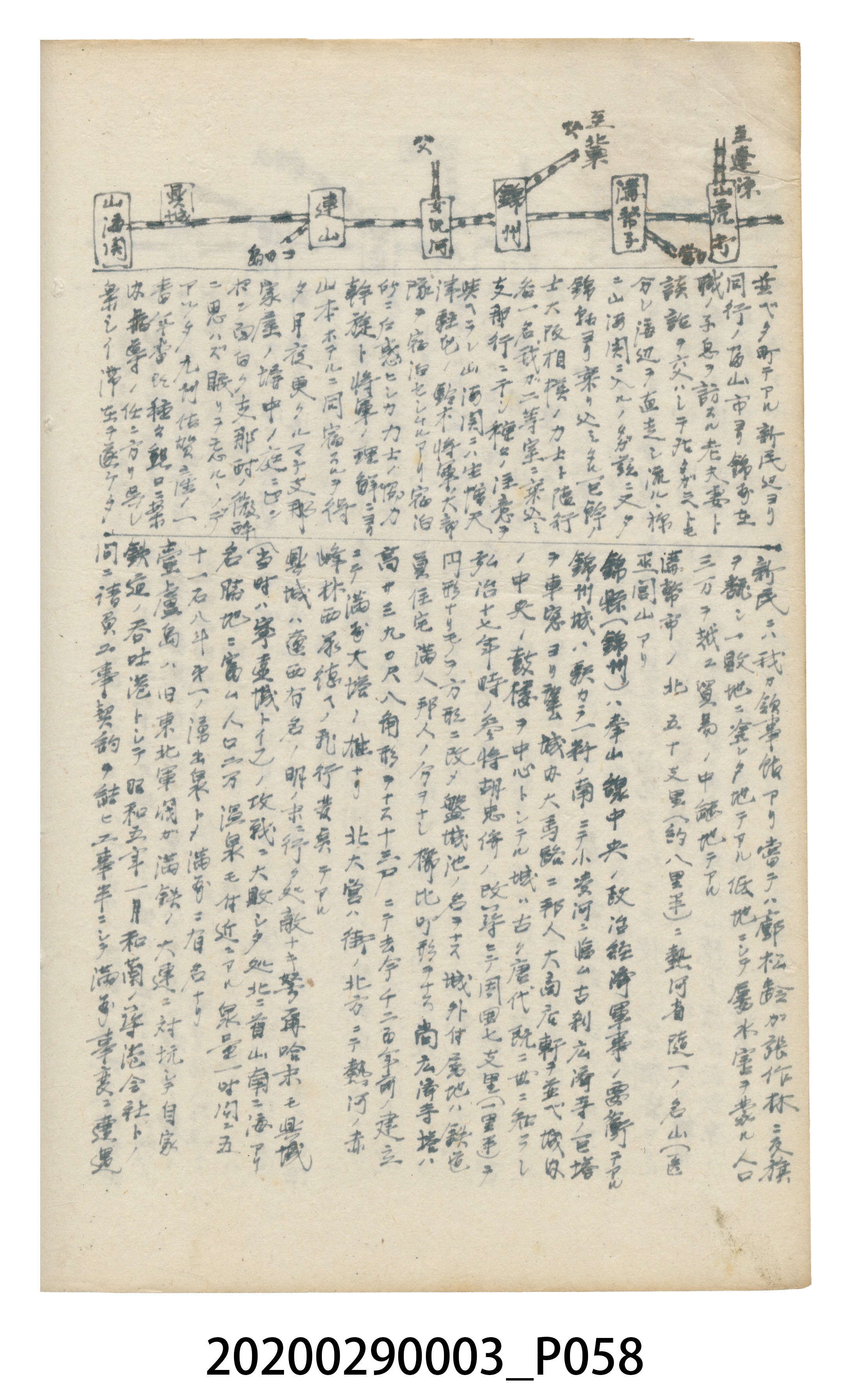 〈昭和十二年大東亞遊覽記．前編〉手稿 (共147張)