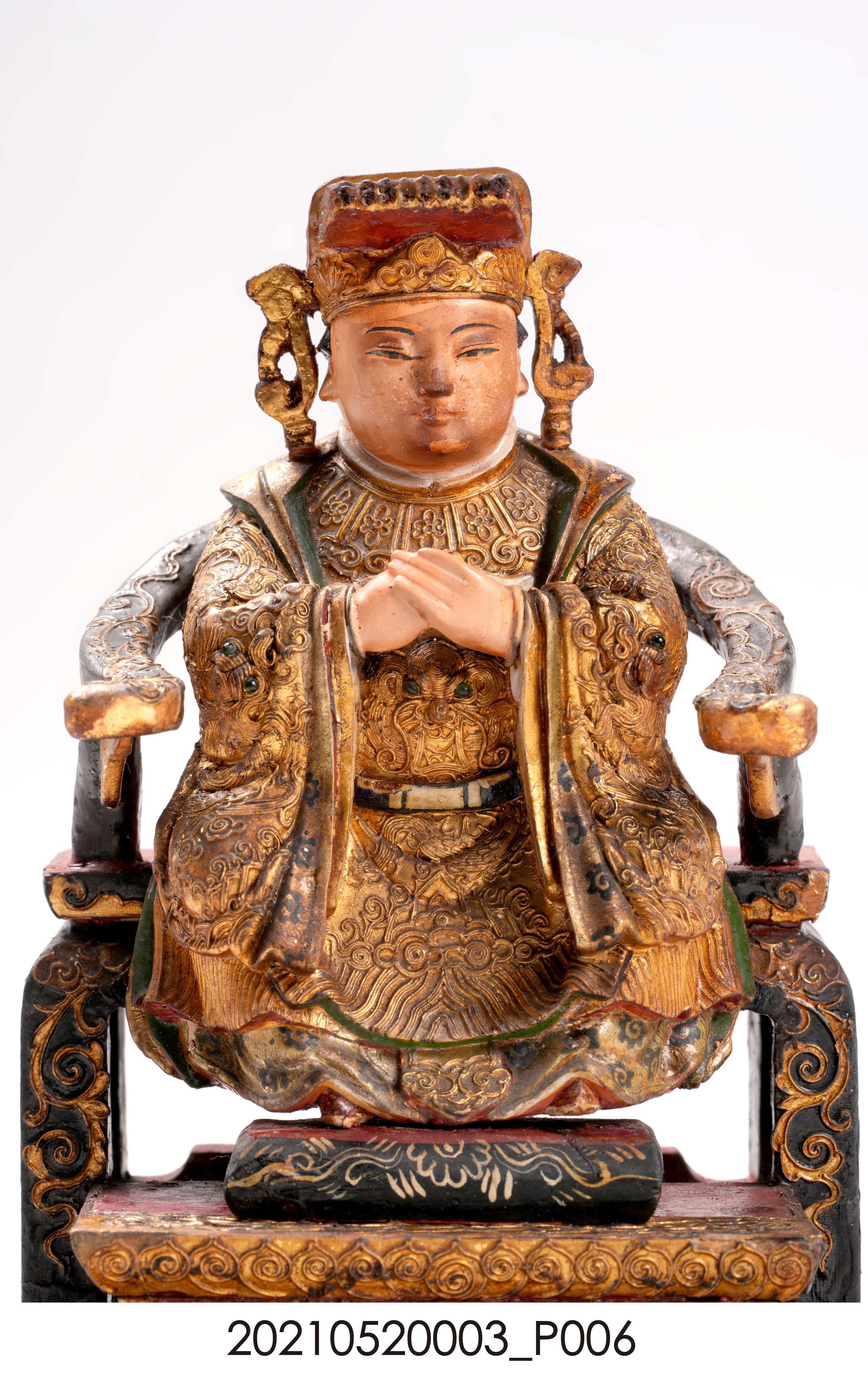 新竹歐澤祺先生家族天上聖母媽祖木雕神像 (共8張)
