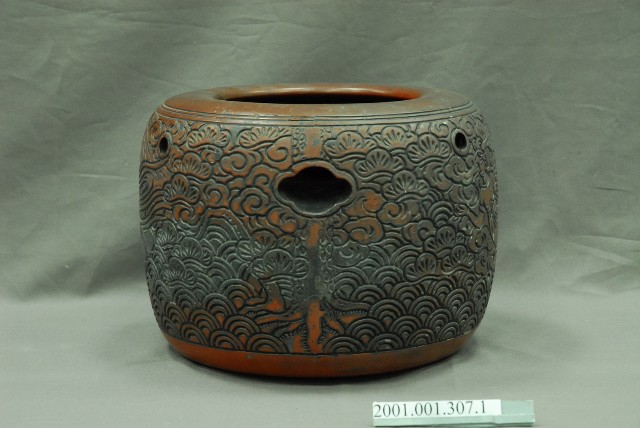 飛天雲紋陶製火缽組（缽體） (共5張)