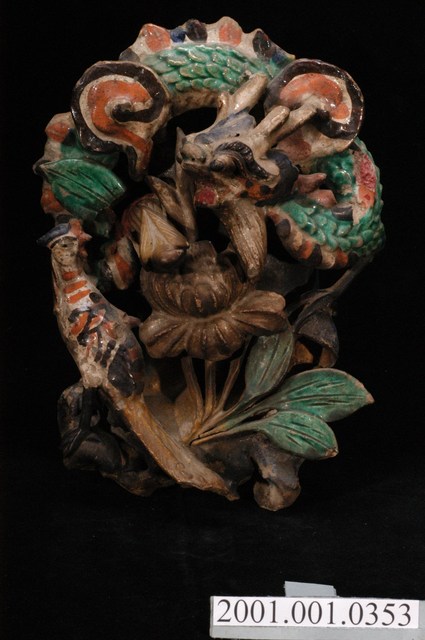 陶塑龍鳳壁瓶 (共8張)