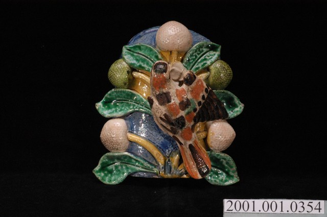 貼花鳥果壁瓶 (共7張)