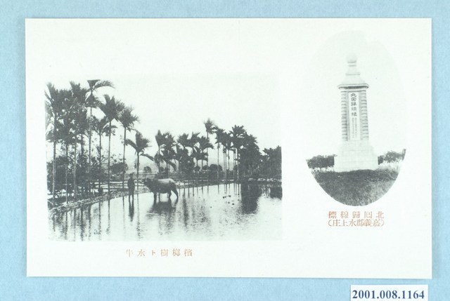 臺南州發行嘉義北回歸線標及檳榔樹 (共2張)