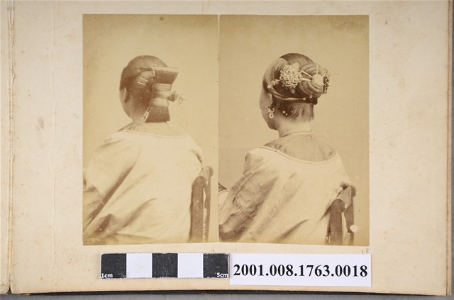 婦女髮髻寫真照 (共3張)