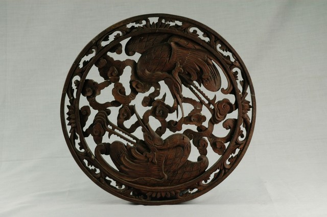 鸞鳳和鳴透雕木飾件 (共13張)