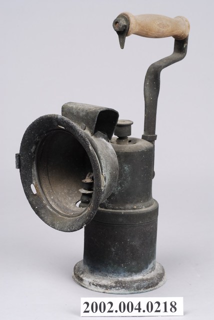 錏鉛製電石燈組 (共2張)