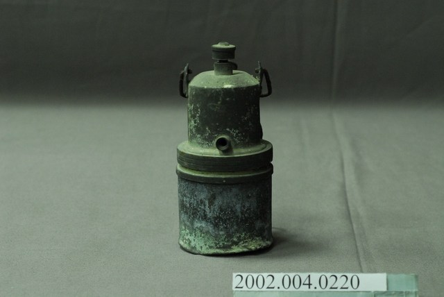 錏鉛製電石燈組 (共2張)