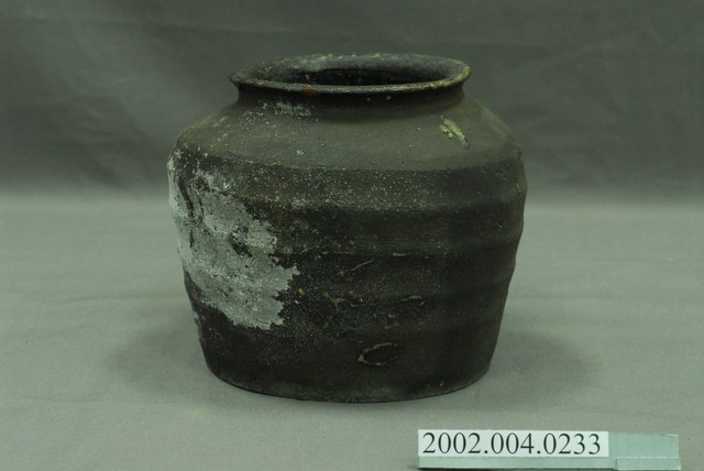 深褐釉寬橫紋陶甕 (共5張)