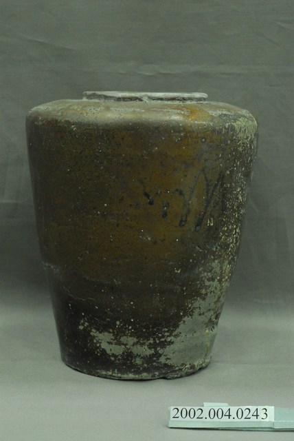 褐釉素面陶甕 (共5張)