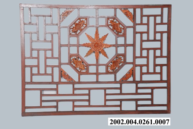 漢和洋風八腳紅眠床頂棚 (共2張)