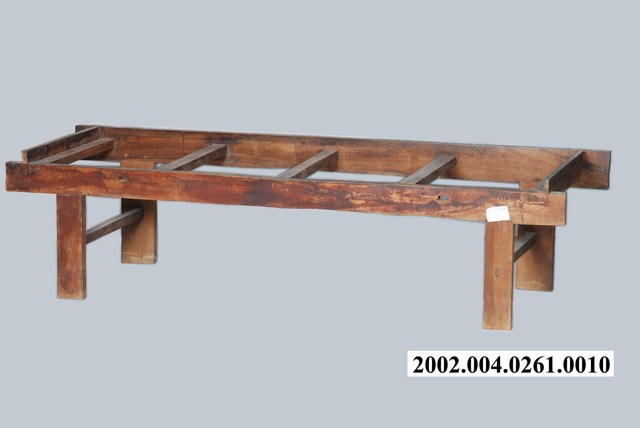 漢和洋風八腳紅眠床後底座 (共1張)