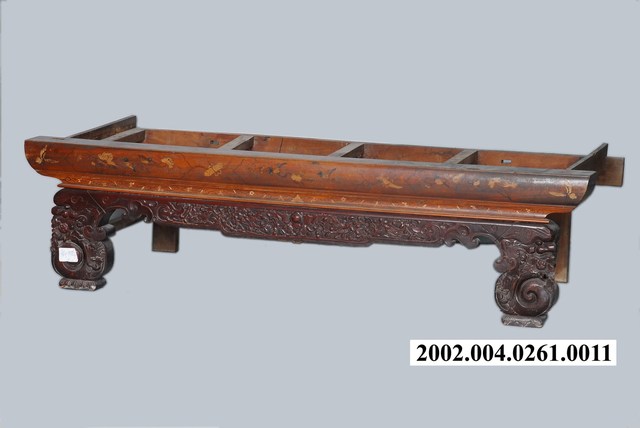 漢和洋風八腳紅眠床前底座 (共1張)