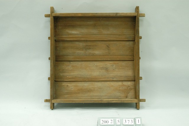 木質方型尖頂蒸籠組之頂蓋 (共1張)