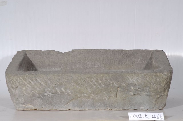 石製長方體豬槽 (共1張)