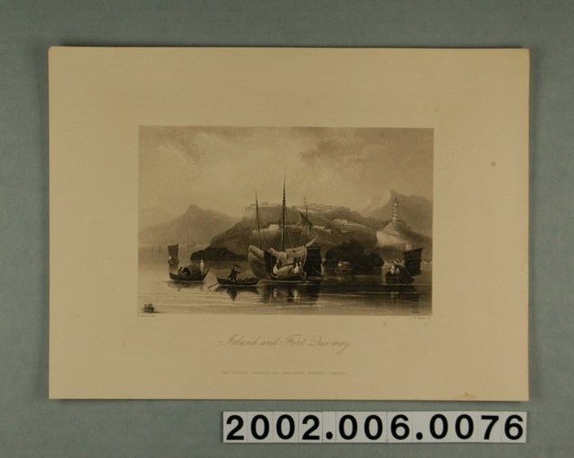 佩胤刻〈中國金門島與金門城〉 (共2張)