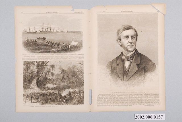 《哈伯斯週刊》1867年9月7日散頁 (共4張)