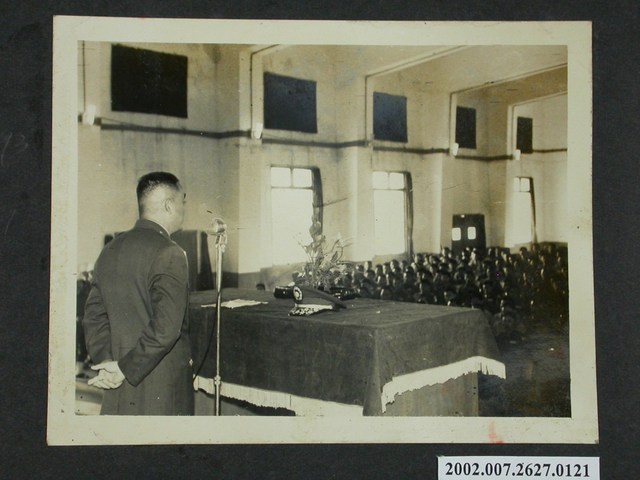 彭指揮官於青年節慶祝大會訓話 (共2張)